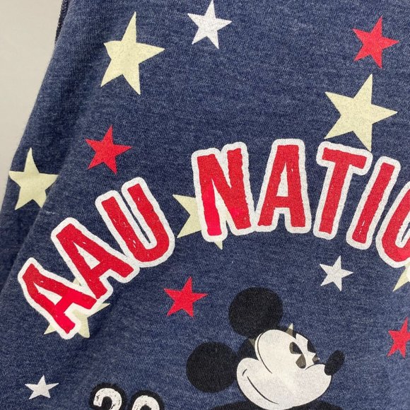 Disney Parks Juniors L Volleyball AAU Nationals 2018 Mickey Mouse Stars Tank Top - Picture 4 of 12